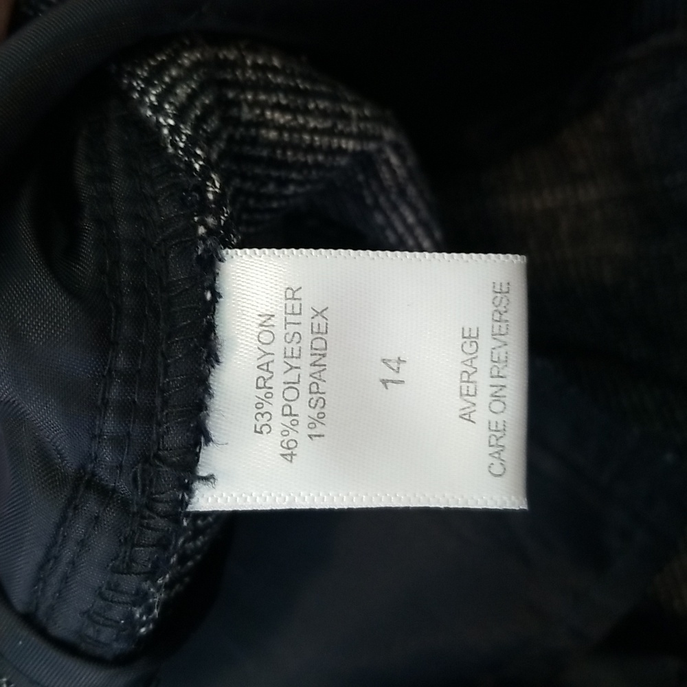 New York & Company Dark Charcoal Textured Dress Pants - Picture 8 of 8